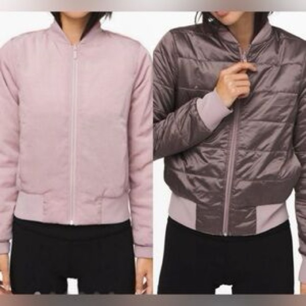 Lululemon | Non-Stop Bomber *Reversible | 
Smoky Blush / Brown | Size 4